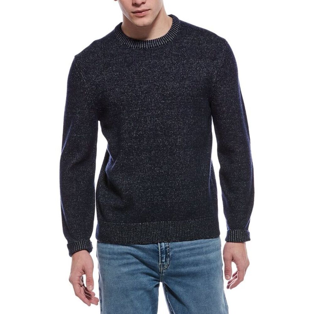 Theory Mens  Hilles Wool & Cashmere-Blend Crewneck Sweater, Grey